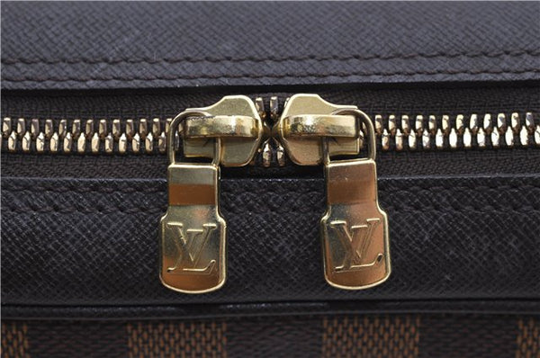 Authentic Louis Vuitton Damier Brera Hand Bag Purse N51150 LV 1014E