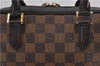 Authentic Louis Vuitton Damier Brera Hand Bag Purse N51150 LV 1014E