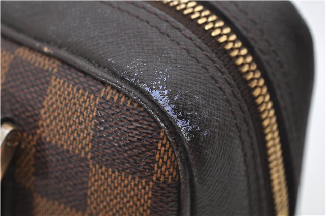 Authentic Louis Vuitton Damier Brera Hand Bag Purse N51150 LV 1014E