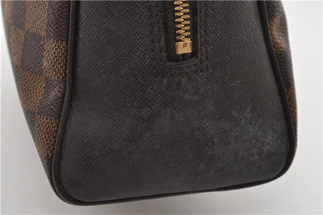 Authentic Louis Vuitton Damier Brera Hand Bag Purse N51150 LV 1014E