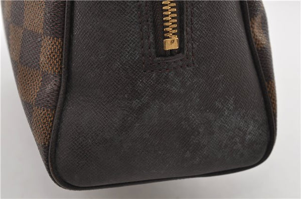 Authentic Louis Vuitton Damier Brera Hand Bag Purse N51150 LV 1014E