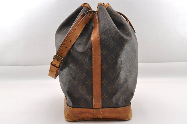 Authentic Louis Vuitton Monogram Noe Shoulder Drawstring Bag M42224 LV 1014I
