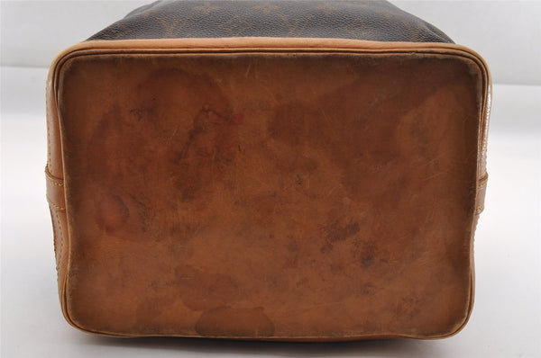 Authentic Louis Vuitton Monogram Noe Shoulder Drawstring Bag M42224 LV 1014I