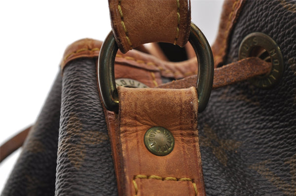 Authentic Louis Vuitton Monogram Noe Shoulder Drawstring Bag M42224 LV 1014I