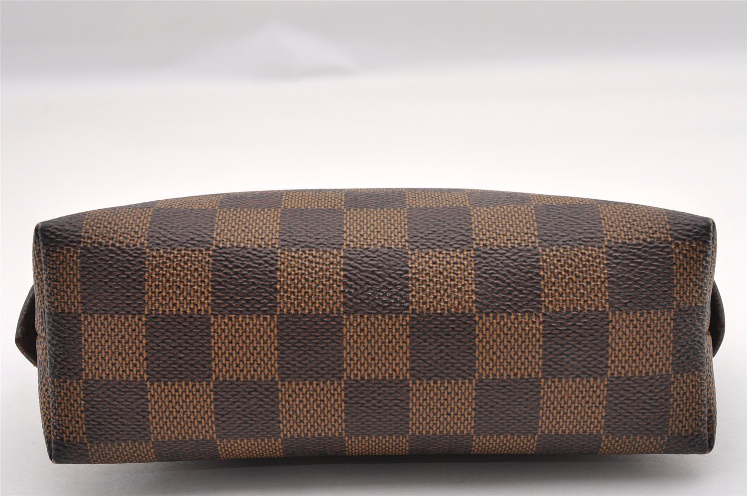 Authentic Louis Vuitton Damier Pochette Cosmetic PM Pouch N47516 LV 1016I