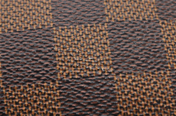 Authentic Louis Vuitton Damier Pochette Cosmetic PM Pouch N47516 LV 1016I