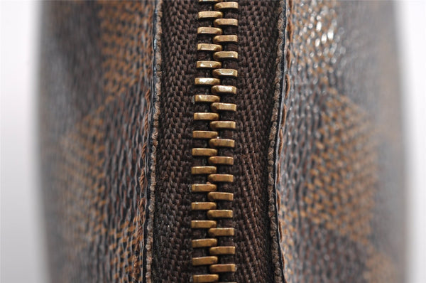 Authentic Louis Vuitton Damier Pochette Cosmetic PM Pouch N47516 LV 1016I