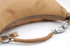 Authentic GUCCI Hand Shoulder Bag Purse Leather Beige 1017D