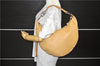 Authentic GUCCI Hand Shoulder Bag Purse Leather Beige 1017D