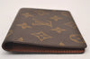 Authentic Louis Vuitton Monogram Porte 2 Cartes Vertical M60533 Pass Case 1018I