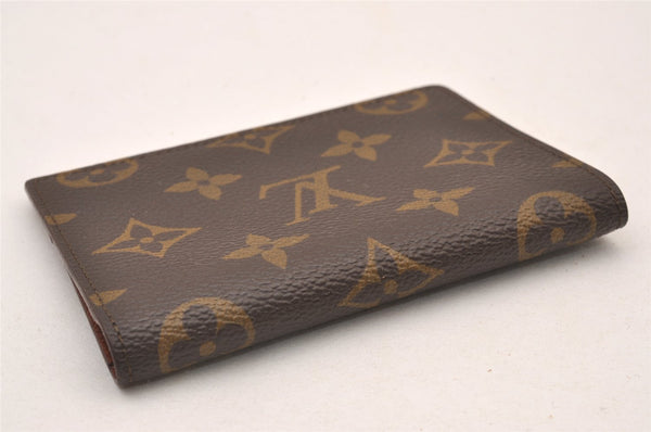 Authentic Louis Vuitton Monogram Porte 2 Cartes Vertical M60533 Pass Case 1018I