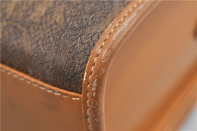 Authentic GUCCI Shoulder Cross Body Bag Purse Canvas Leather Brown 1019D