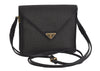 Authentic YVES SAINT LAURENT Shoulder Cross Body Bag PVC Leather Gray 1019I