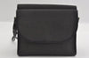 Authentic YVES SAINT LAURENT Shoulder Cross Body Bag PVC Leather Gray 1019I