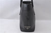 Authentic PRADA Leather Shoulder Tote Bag Purse Black 1020D