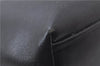 Authentic PRADA Leather Shoulder Tote Bag Purse Black 1020D