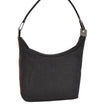 Authentic GUCCI Web Sherry Line Shoulder Bag Canvas Leather 01234 Black 1021I