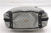 Authentic GUCCI Vintage Micro GG PVC Leather Hand Bag Purse Navy Blue 1022G