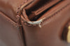 Authentic GUCCI Vintage Shoulder Hand Bag Purse Leather Brown 1022I