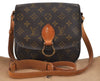 Auth Louis Vuitton Monogram Saint Cloud MM Shoulder Cross Bag M51243 LV 1023D