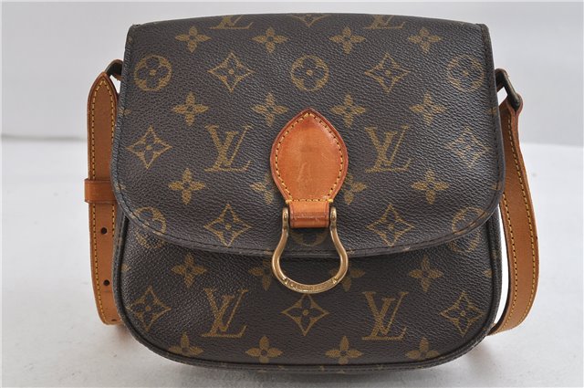 Auth Louis Vuitton Monogram Saint Cloud MM Shoulder Cross Bag M51243 LV 1023D