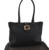 Authentic GUCCI Vintage Shoulder Tote Bag Canvas Leather 0021109 Black 1023G