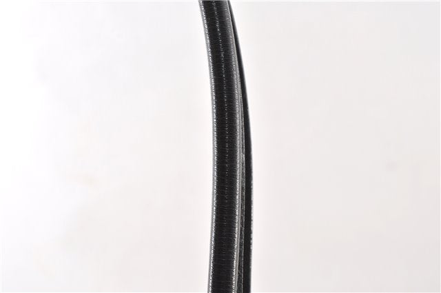 Authentic GUCCI Vintage Shoulder Tote Bag Canvas Leather 0021109 Black 1023G