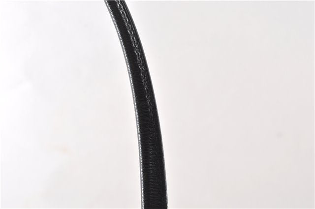 Authentic GUCCI Vintage Shoulder Tote Bag Canvas Leather 0021109 Black 1023G