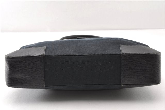 Authentic GUCCI Vintage Shoulder Tote Bag Canvas Leather 0021109 Black 1023G