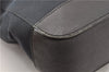 Authentic GUCCI Vintage Shoulder Tote Bag Canvas Leather 0021109 Black 1023G