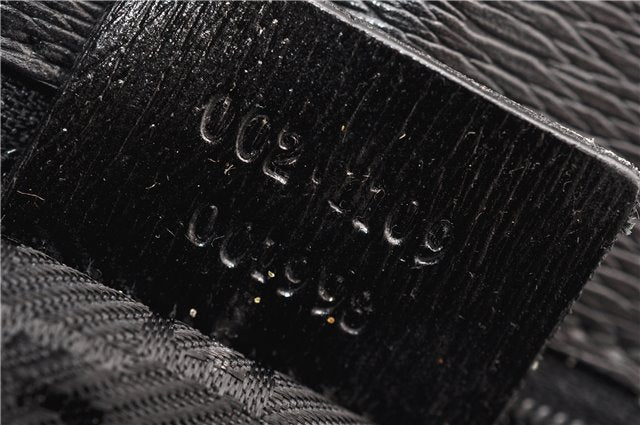 Authentic GUCCI Vintage Shoulder Tote Bag Canvas Leather 0021109 Black 1023G