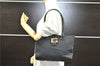 Authentic GUCCI Vintage Shoulder Tote Bag Canvas Leather 0021109 Black 1023G