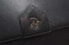 Authentic Christian Dior Chain Shoulder Cross Body Bag Purse Leather Black 1024I