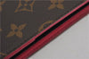 Authentic Louis Vuitton Monogram Folio Iphone 7 8 Case Pink M61906 LV 1025F