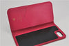 Authentic Louis Vuitton Monogram Folio Iphone 7 8 Case Pink M61906 LV 1025F