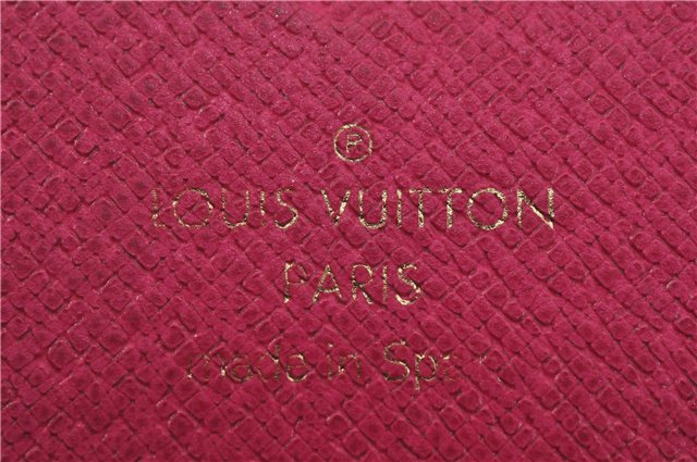 Authentic Louis Vuitton Monogram Folio Iphone 7 8 Case Pink M61906 LV 1025F