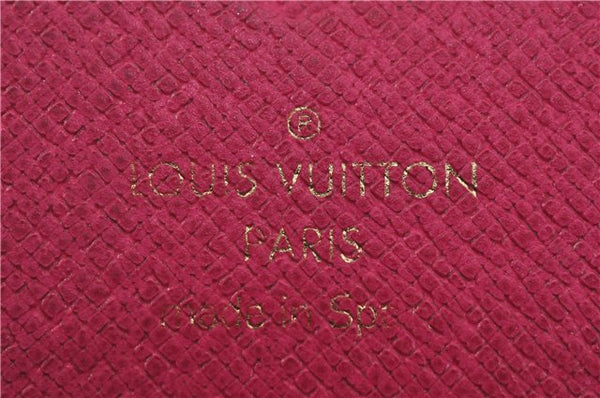 Authentic Louis Vuitton Monogram Folio Iphone 7 8 Case Pink M61906 LV 1025F