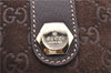 Authentic GUCCI Shoulder Hand Bag Purse GG Suede Leather 152457 Brown 1026C