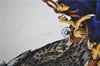 Authentic HERMES Carre 90 Scarf "Chasse a Vol" Silk Navy 1028G