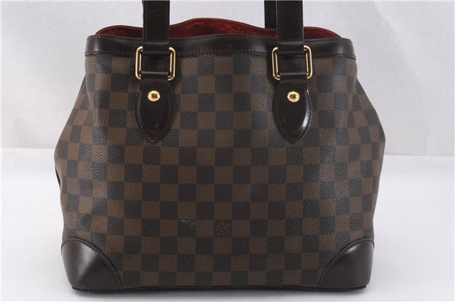 Authentic Louis Vuitton Damier Hampstead PM Shoulder Tote Bag N51205 LV 1029F