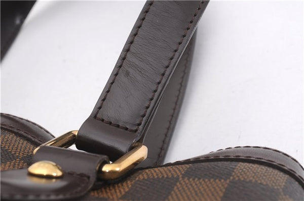 Authentic Louis Vuitton Damier Hampstead PM Shoulder Tote Bag N51205 LV 1029F