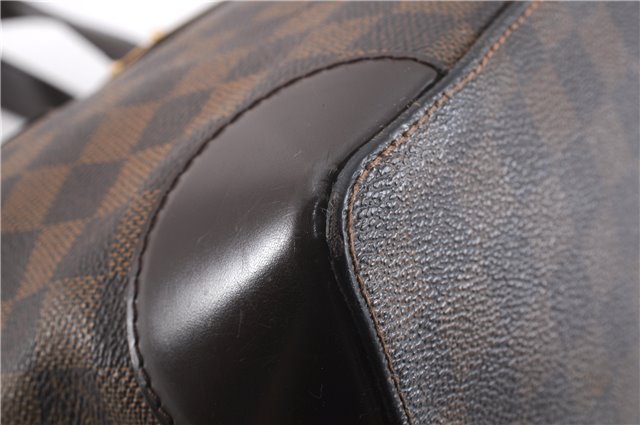 Authentic Louis Vuitton Damier Hampstead PM Shoulder Tote Bag N51205 LV 1029F