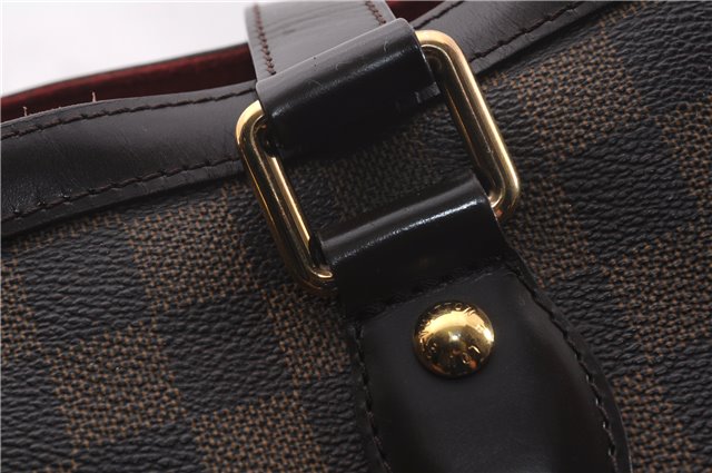 Authentic Louis Vuitton Damier Hampstead PM Shoulder Tote Bag N51205 LV 1029F