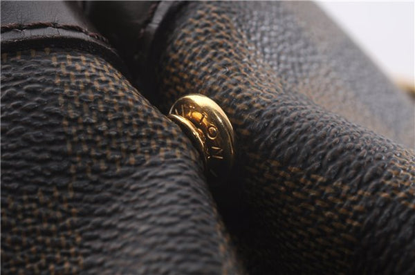 Authentic Louis Vuitton Damier Hampstead PM Shoulder Tote Bag N51205 LV 1029F