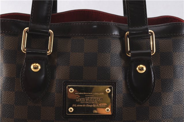 Authentic Louis Vuitton Damier Hampstead PM Shoulder Tote Bag N51205 LV 1029F