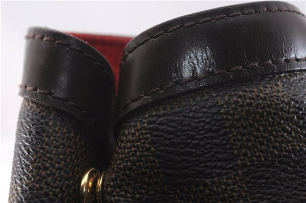 Authentic Louis Vuitton Damier Hampstead PM Shoulder Tote Bag N51205 LV 1029F