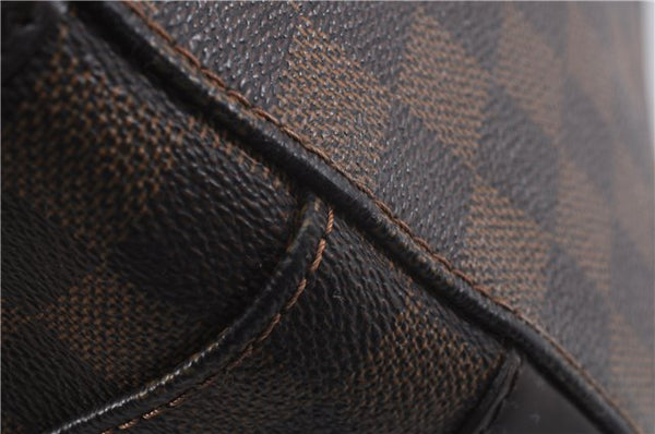 Authentic Louis Vuitton Damier Hampstead PM Shoulder Tote Bag N51205 LV 1029F