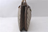 Authentic GUCCI Shoulder Hand Bag GG PVC Leather Brown 1030D