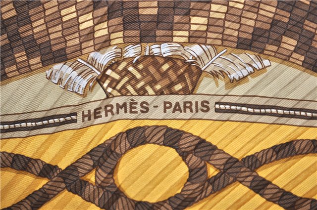 Authentic HERMES Pleats Scarf 