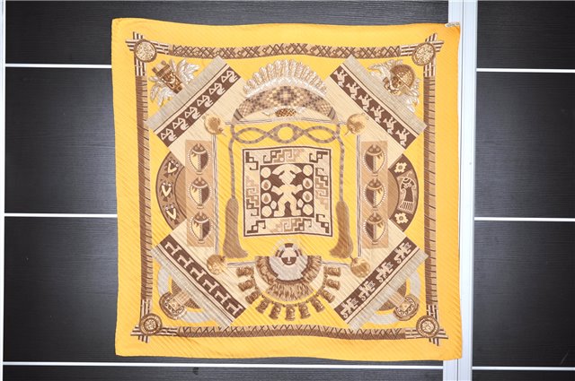 Authentic HERMES Pleats Scarf 